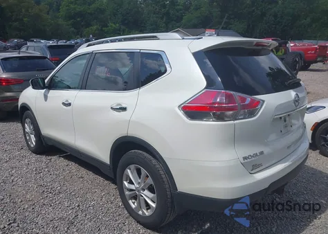 2015 Nissan Rogue Sv из США, поврежденный, VIN 5N1AT2MV0FC915821